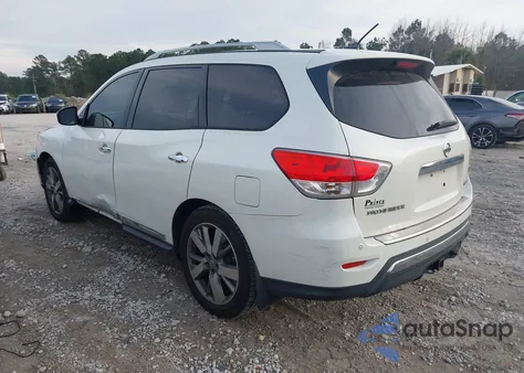2015 Nissan Pathfinder Platinum z USA, uszkodzony, nr VIN 5N1AR2MN4FC620882